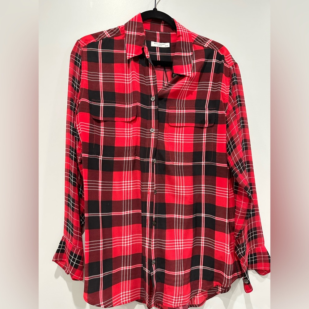 Equipment silk blouse